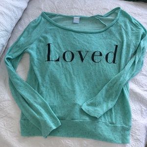 Cloudless LOVED long sleeve soft lightweight top M